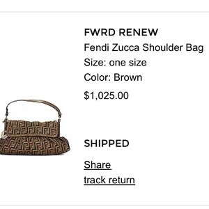 FENDI zucca bag